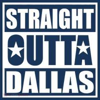 Straight Outta Dallas Texas City Mousepad thumb 1