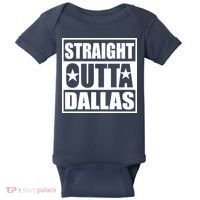 Straight Outta Dallas Texas City Baby Bodysuit thumb 0
