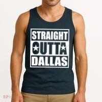 Straight Outta Dallas Texas City Tank Top thumb 3