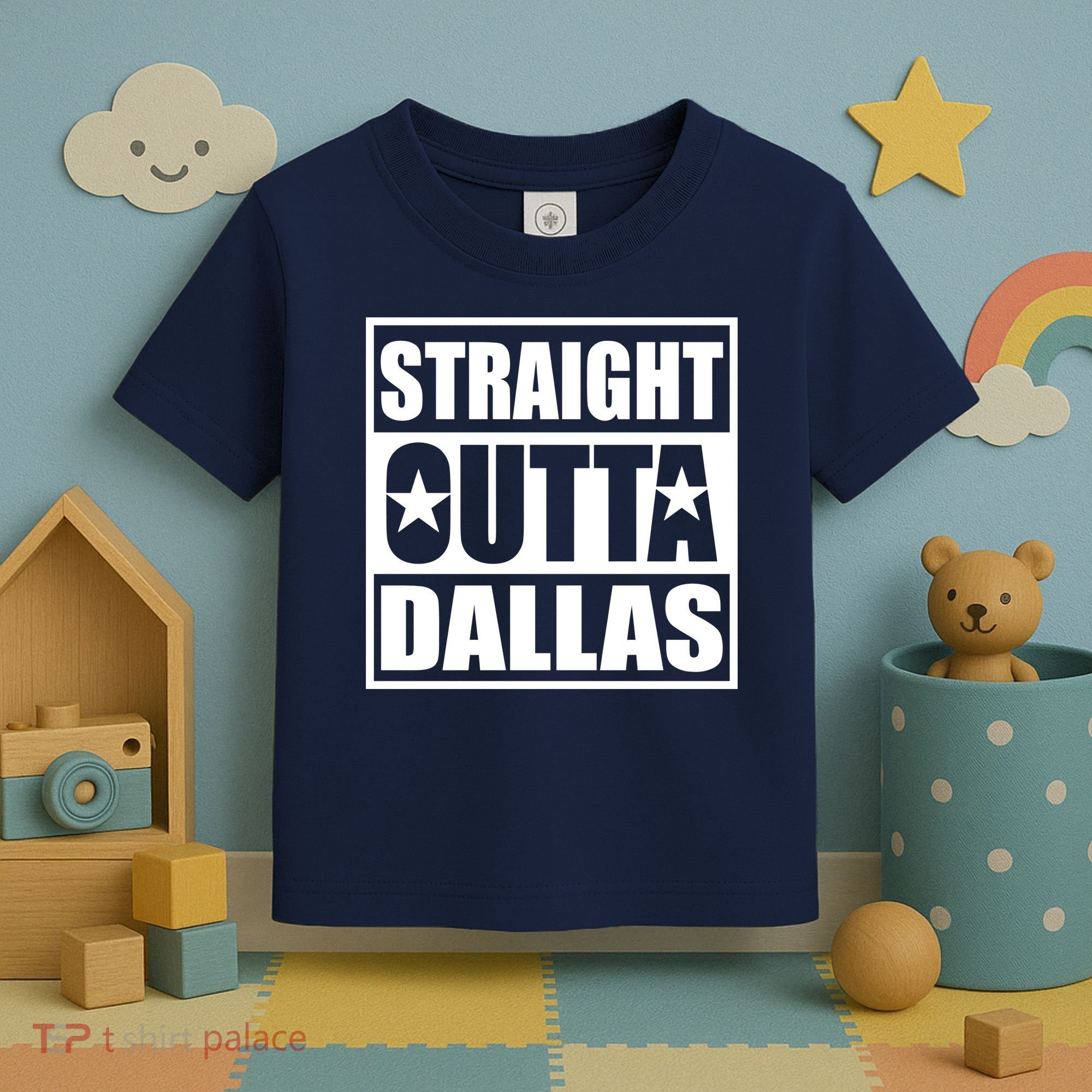 Straight Outta Dallas Texas City Toddler T-Shirt