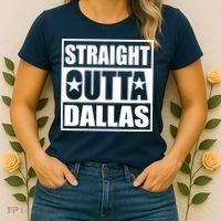 Straight Outta Dallas Texas City Women's T-Shirt thumb 2