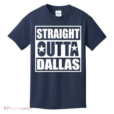 Straight Outta Dallas Texas City Kids T-Shirt