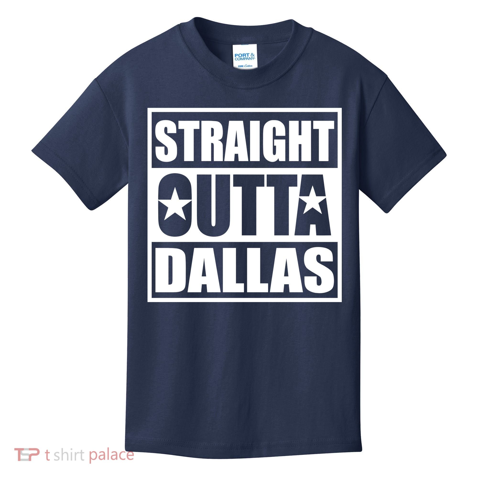 Straight Outta Dallas Texas City Kids T-Shirt