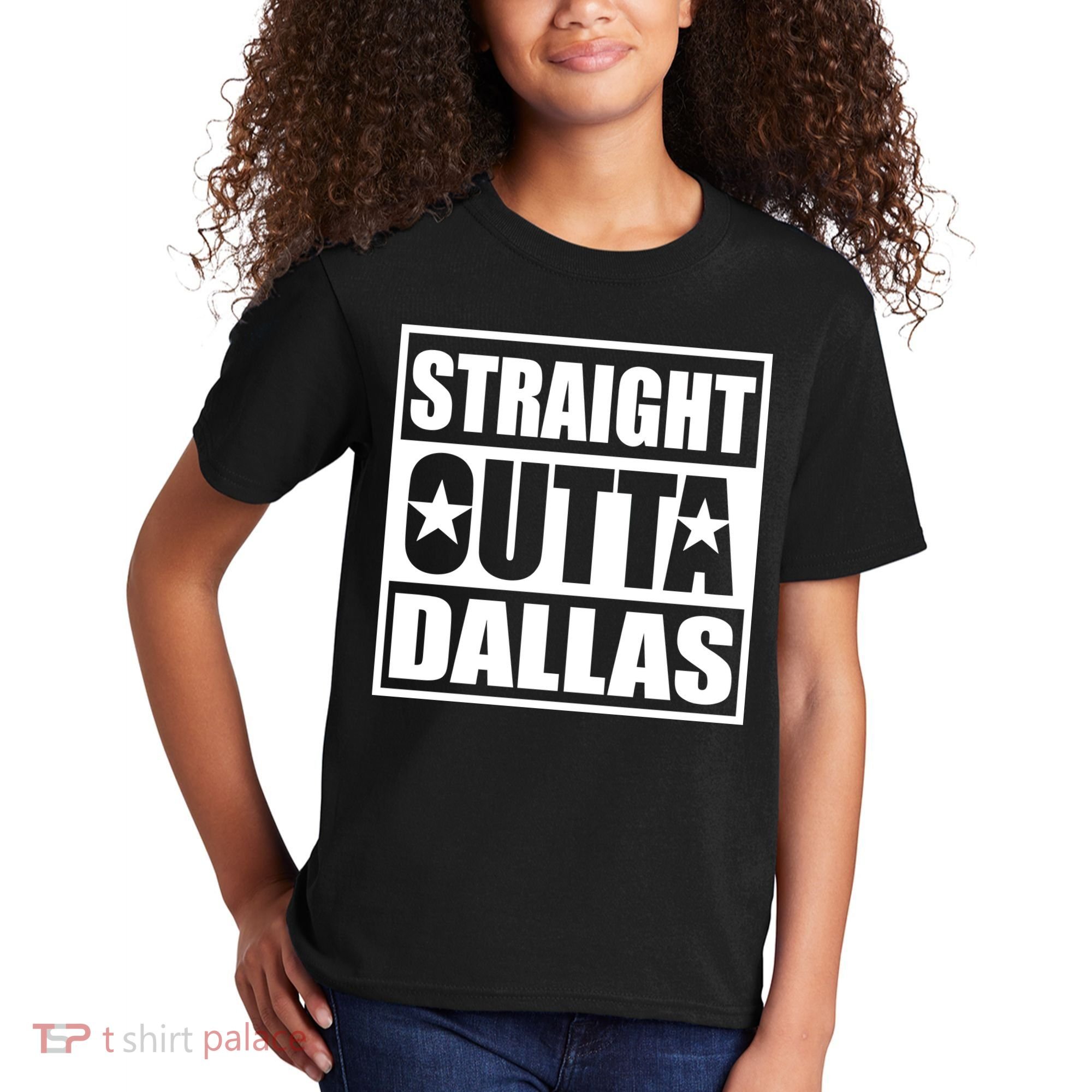 Straight Outta Dallas Texas City Kids T-Shirt