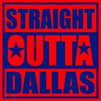 Straight Outta Dallas Texas City Santa Hat thumb 1