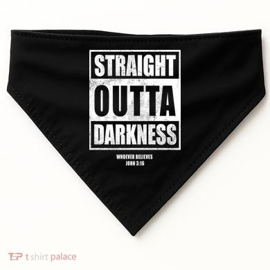 Straight Outta Darkness USA-Made Doggie Bandana