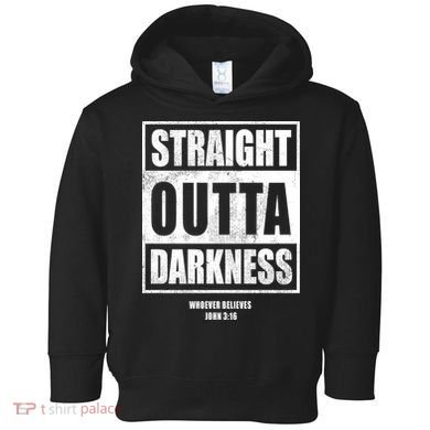 Straight Outta Darkness Toddler Hoodie