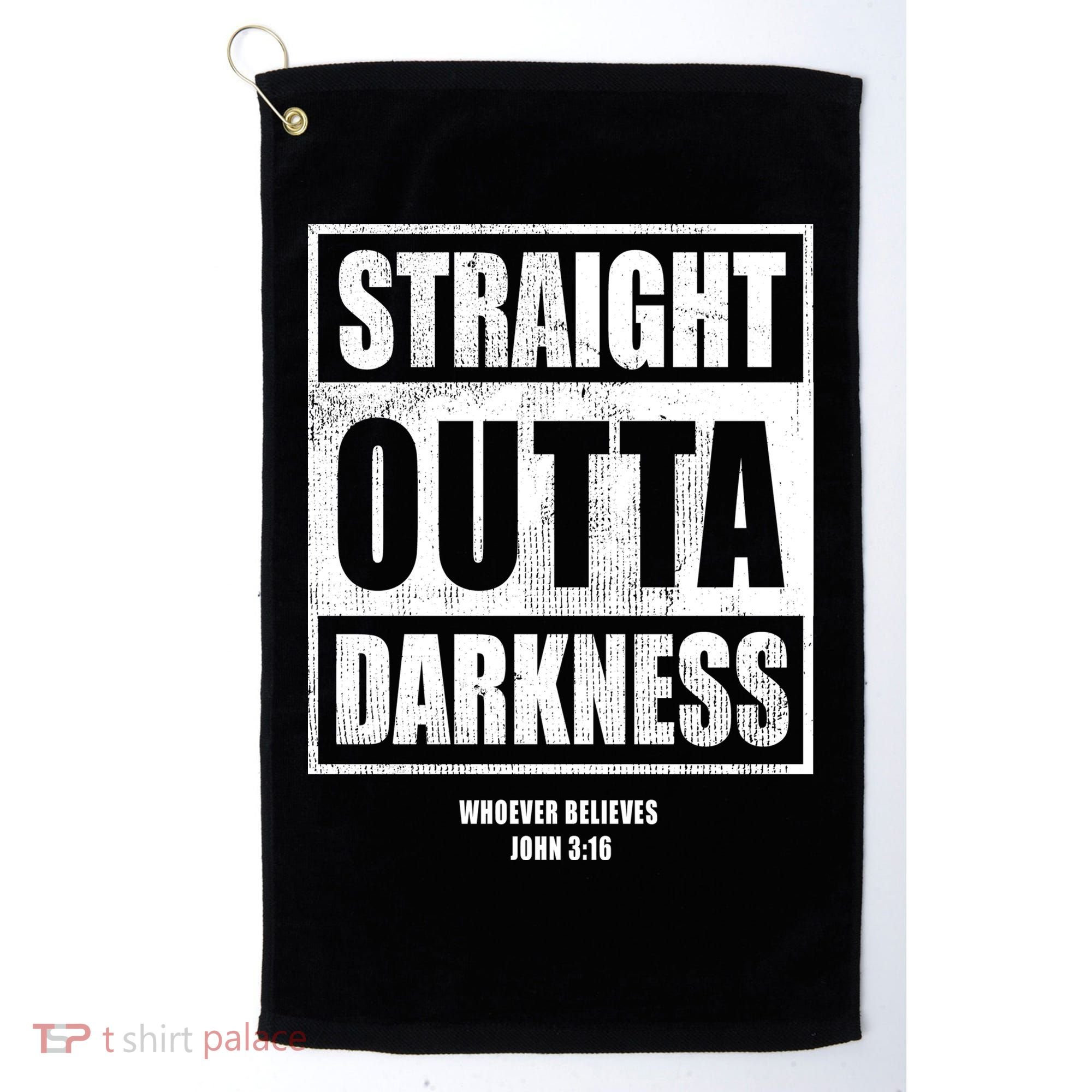 Straight Outta Darkness Golf Towel