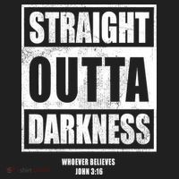 Straight Outta Darkness Golf Towel thumb 3