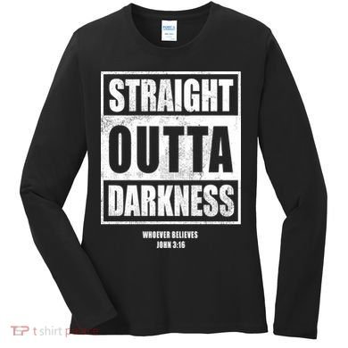 Straight Outta Darkness Women's Long Sleeve Shirt