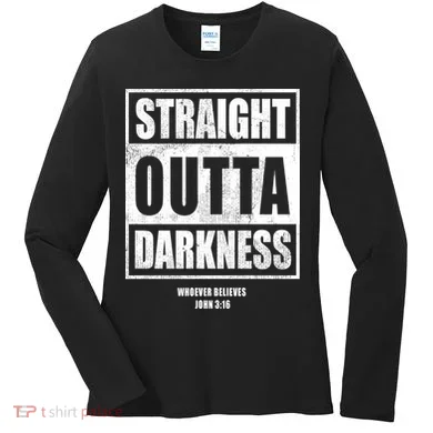 Straight Outta Darkness Women's Long Sleeve Shirt