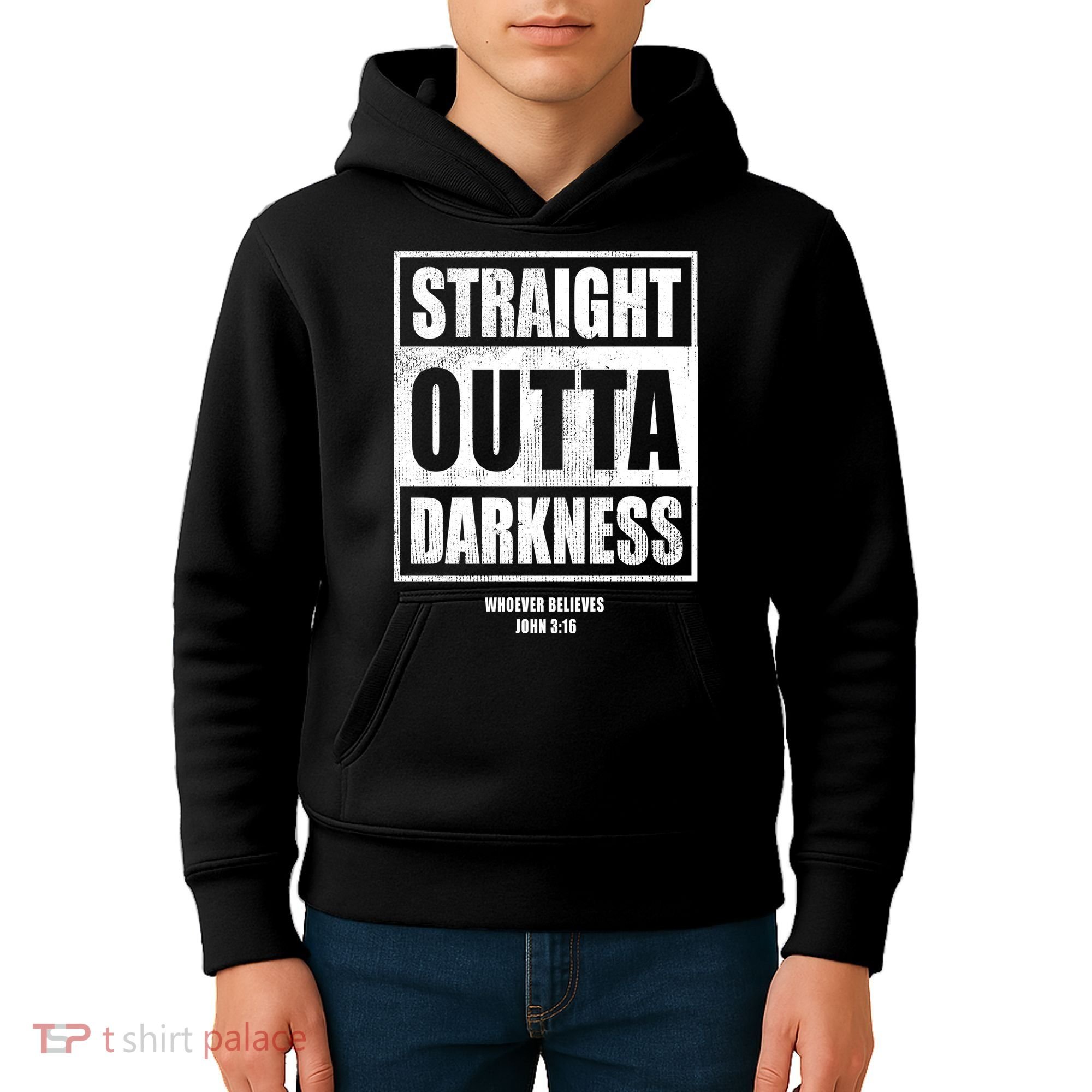Straight Outta Darkness Kids Hoodie