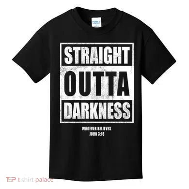 Straight Outta Darkness Kids T-Shirt