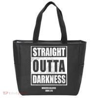 Straight Outta Darkness Tote Bag thumb 0