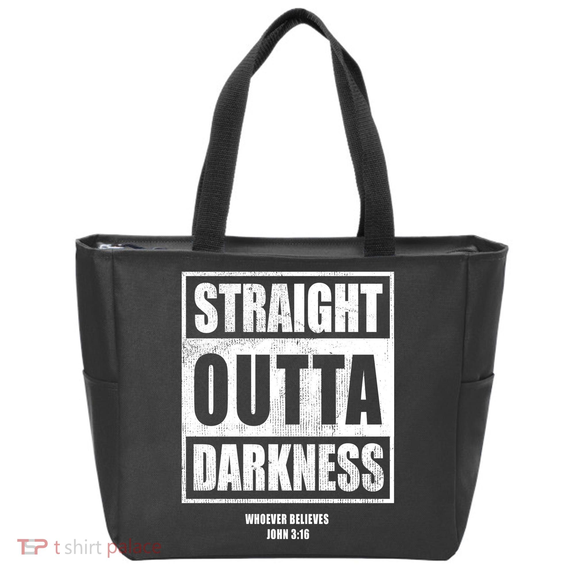 Straight Outta Darkness Tote Bag