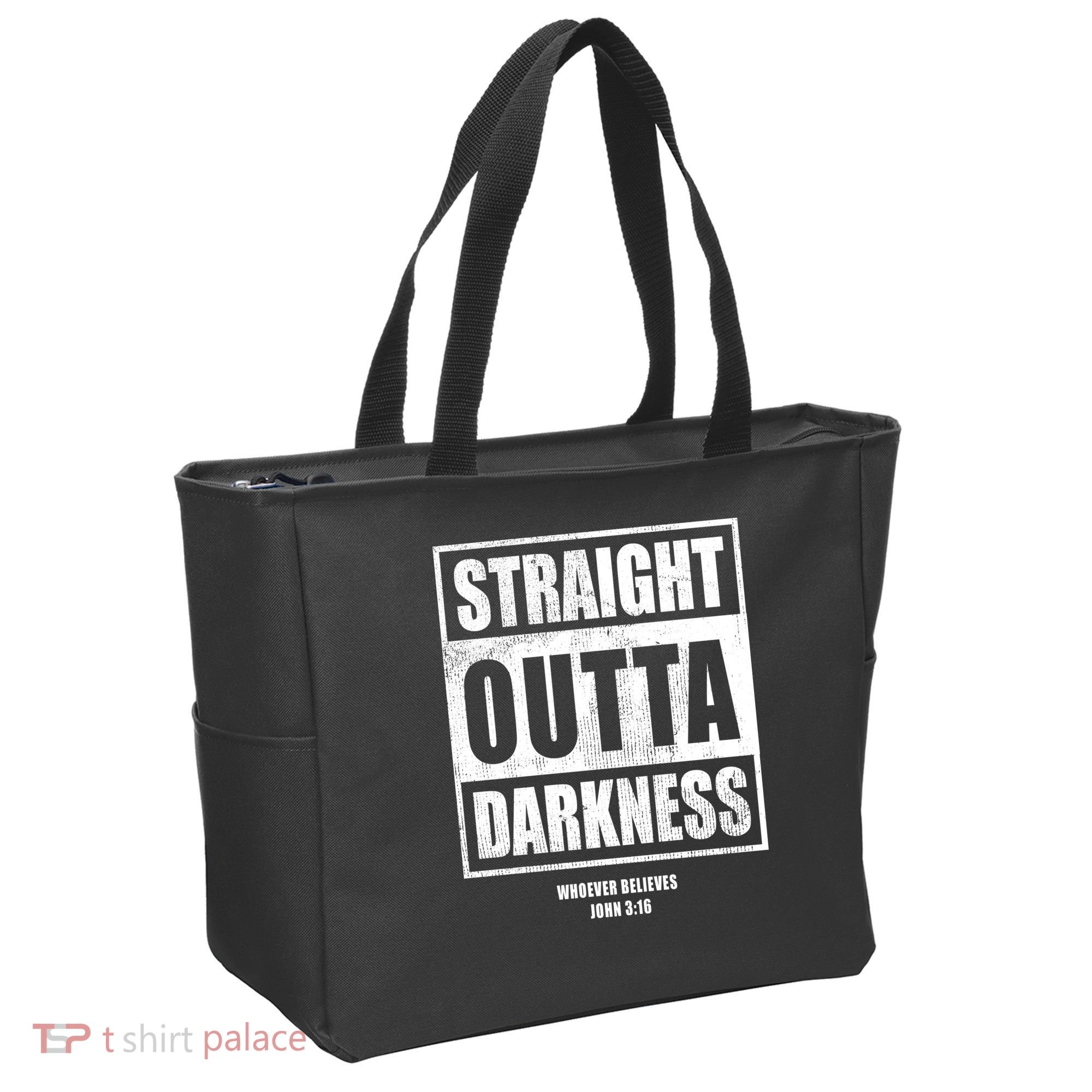 Straight Outta Darkness Tote Bag