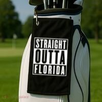 Straight Outta Florida Golf Towel thumb 2
