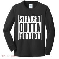 Straight Outta Florida Kids Long Sleeve Shirt thumb 0