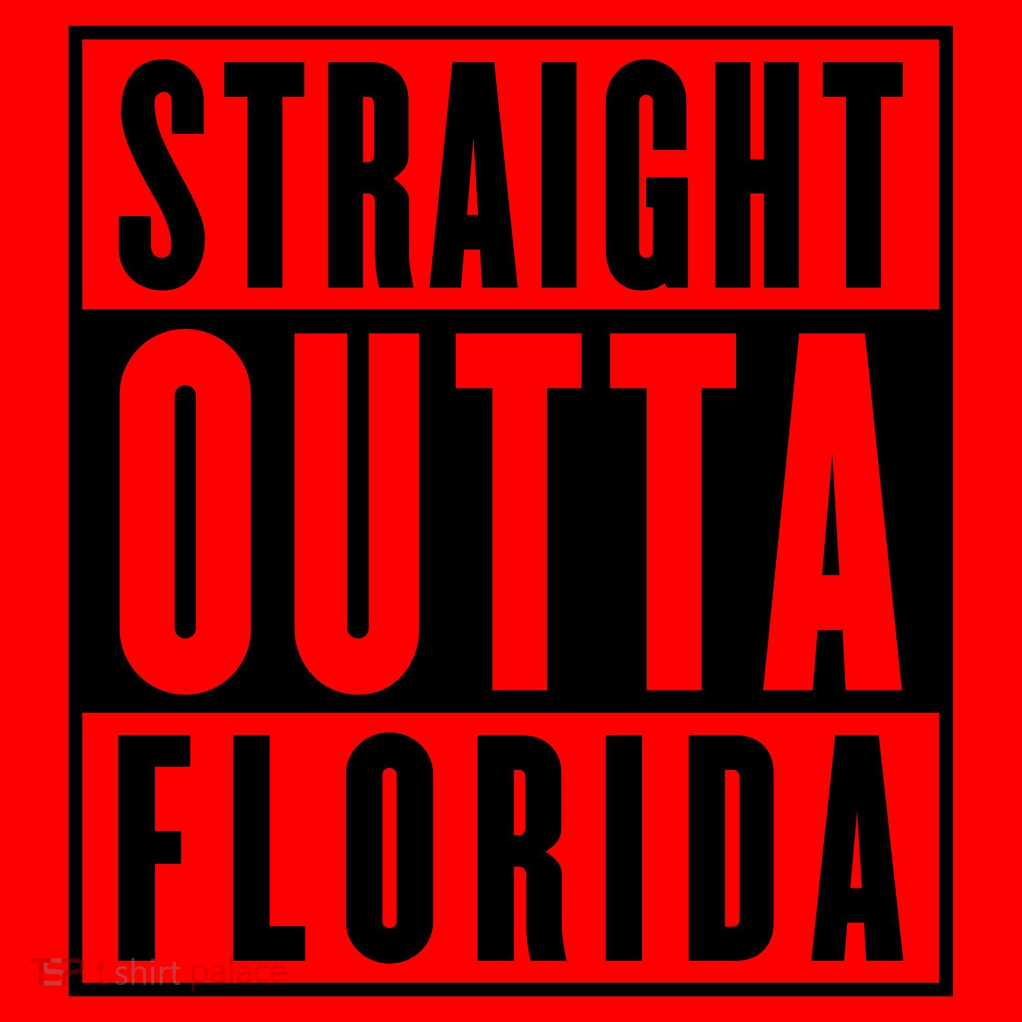 Straight Outta Florida Santa Hat