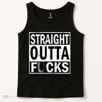 Straight Outta Fucks Tank Top thumb 2
