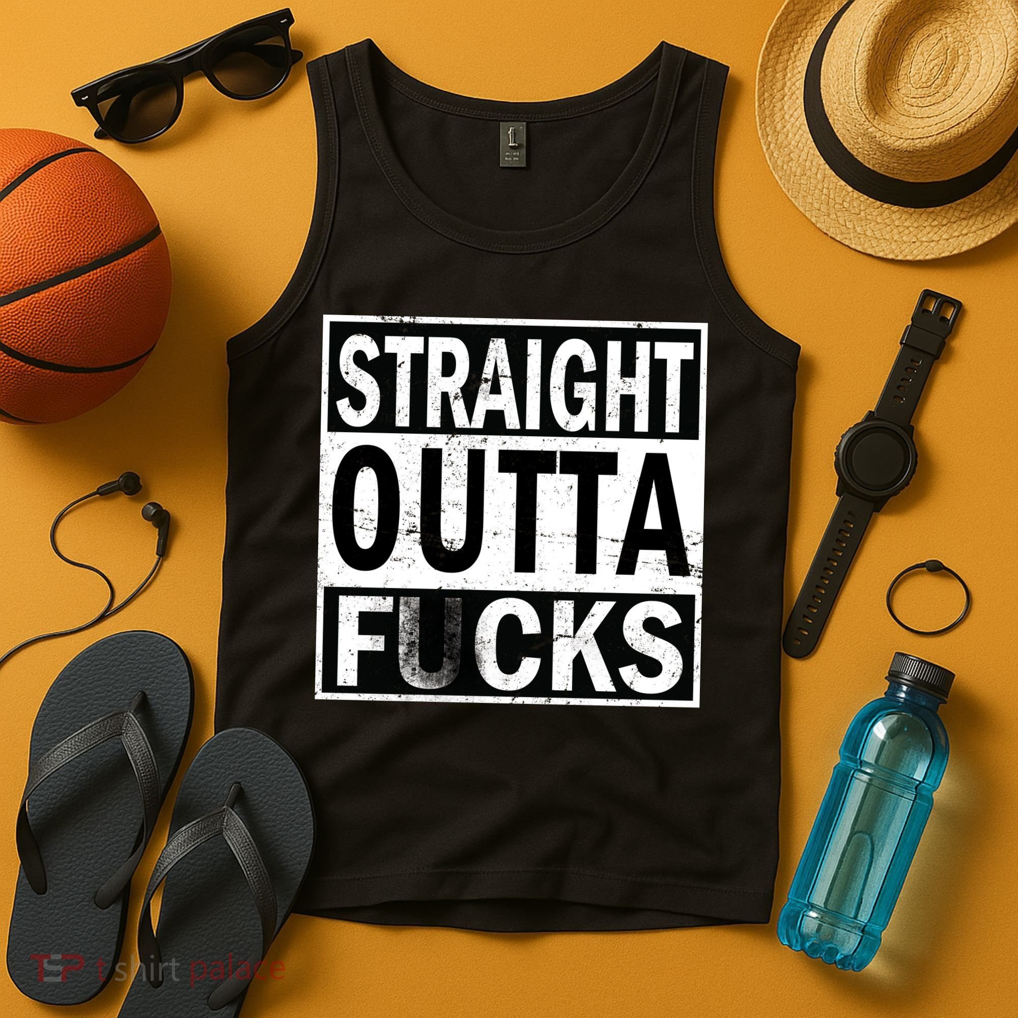 Straight Outta Fucks Tank Top