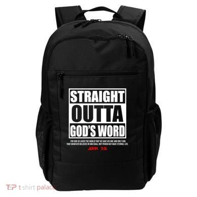 Straight Outta God's Word John 3:16 Backpack