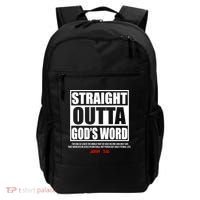 Straight Outta God's Word John 3:16 Backpack thumb 0