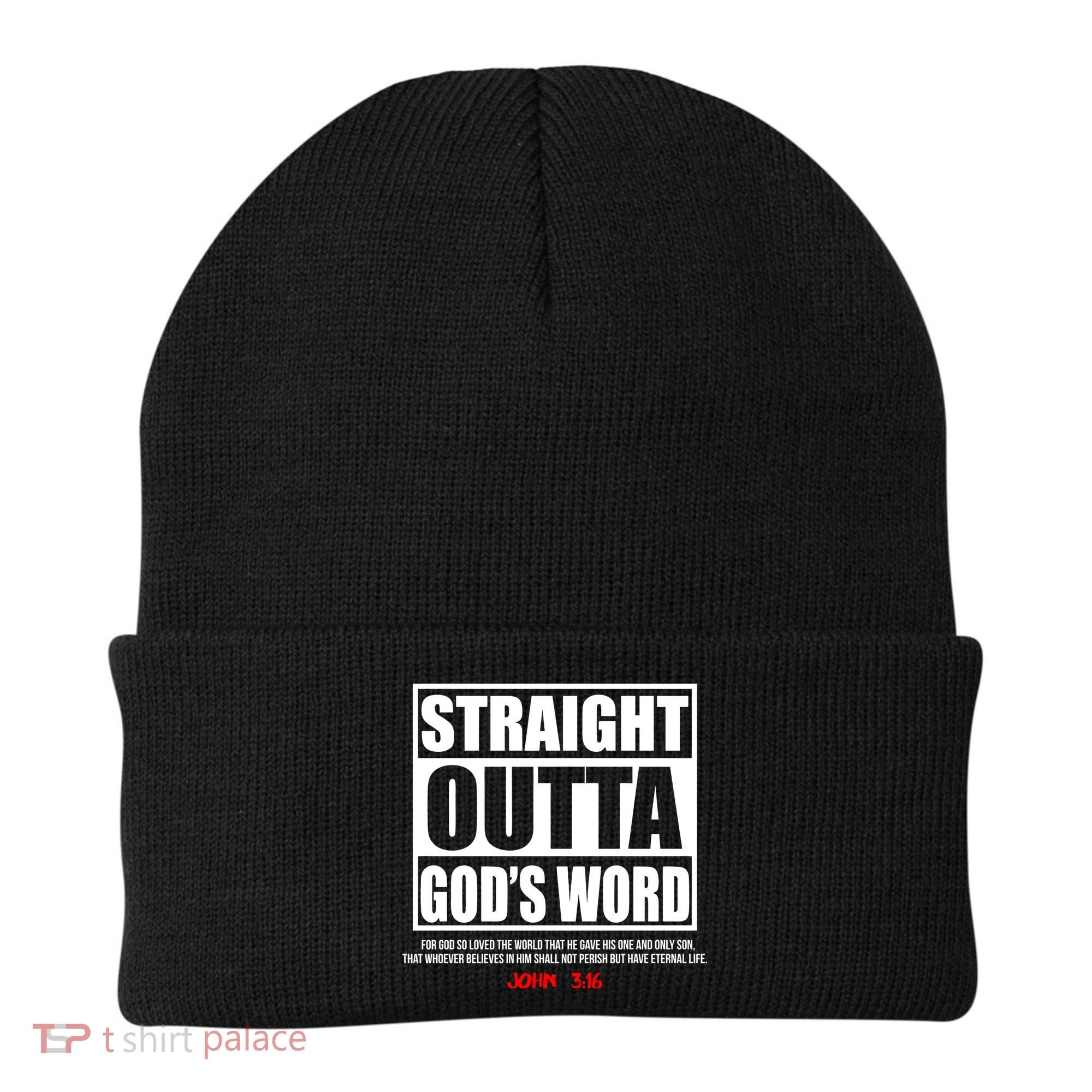 Straight Outta God's Word John 3:16 Beanie