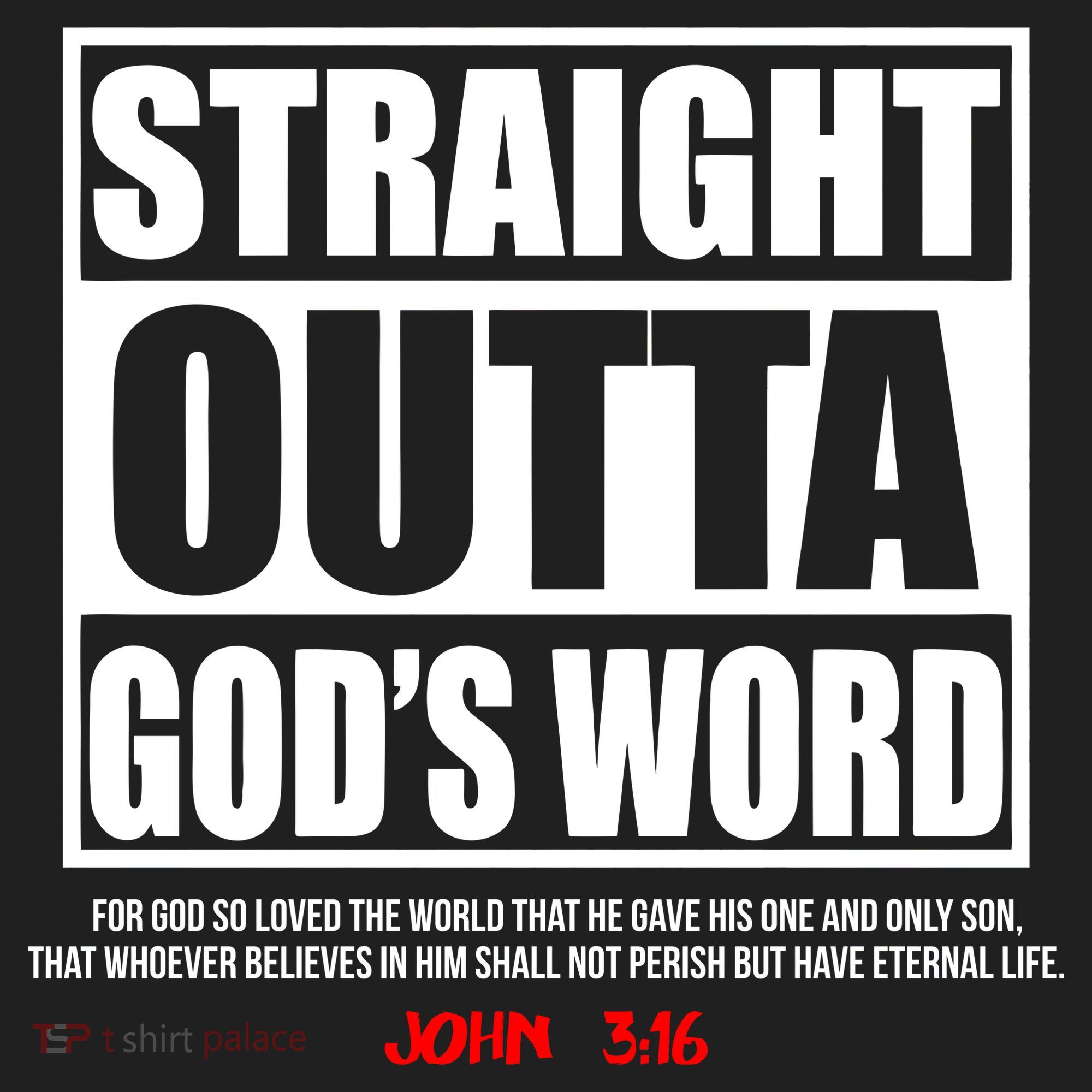 Straight Outta God's Word John 3:16 Beanie