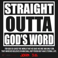 Straight Outta God's Word John 3:16 Women's T-Shirt thumb 6