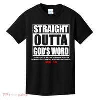 Straight Outta God's Word John 3:16 Kids T-Shirt thumb 0
