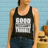 Straight Outta Good Necessary Trouble Women's Tank Top thumb 2