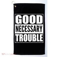 Straight Outta Good Necessary Trouble Golf Towel thumb 0