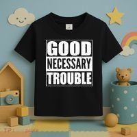 Straight Outta Good Necessary Trouble Toddler T-Shirt thumb 3