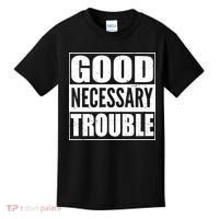 Straight Outta Good Necessary Trouble Kids T-Shirt thumb 0