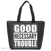 Straight Outta Good Necessary Trouble Tote Bag thumb 0