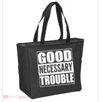 Straight Outta Good Necessary Trouble Tote Bag thumb 2