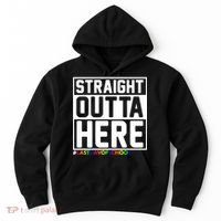 Straight Outta Here Graduation Hoodie thumb 0
