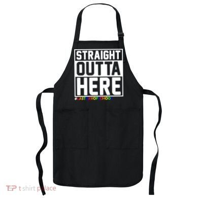 Straight Outta Here Graduation Apron