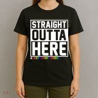 Straight Outta Here Graduation T-Shirt thumb 4