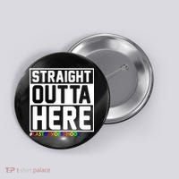Straight Outta Here Graduation Button thumb 0