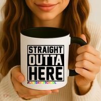 Straight Outta Here Graduation Coffee Mug thumb 3