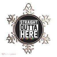 Straight Outta Here Graduation Ornament thumb 0