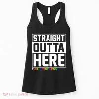 Straight Outta Here Graduation Women's Tank Top thumb 0