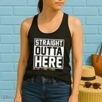 Straight Outta Here Graduation Women's Tank Top thumb 2