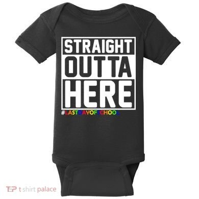 Straight Outta Here Graduation Baby Bodysuit