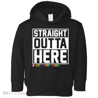 Straight Outta Here Graduation Toddler Hoodie