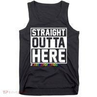 Straight Outta Here Graduation Tank Top thumb 0