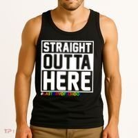 Straight Outta Here Graduation Tank Top thumb 3