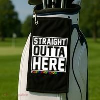 Straight Outta Here Graduation Golf Towel thumb 2